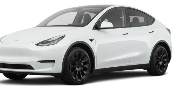 TESLA MODEL Y 2020 5YJYGDEE2LF020962 image